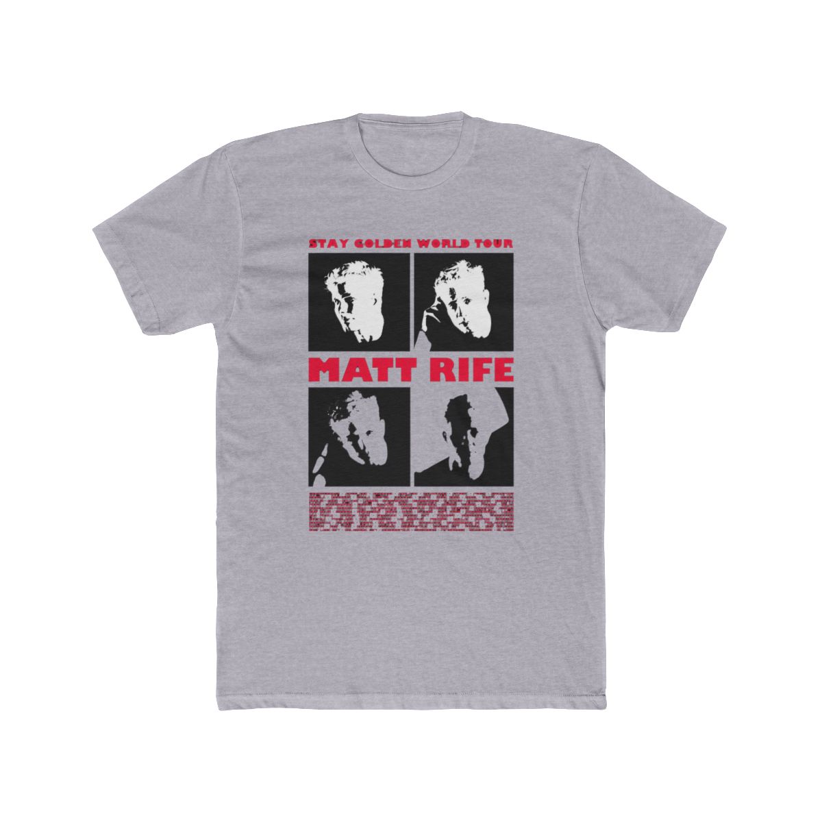 Matt Rife Stay Golden Tour T Shirt | Matt Rife Merch - alternate angle 4, merchandise