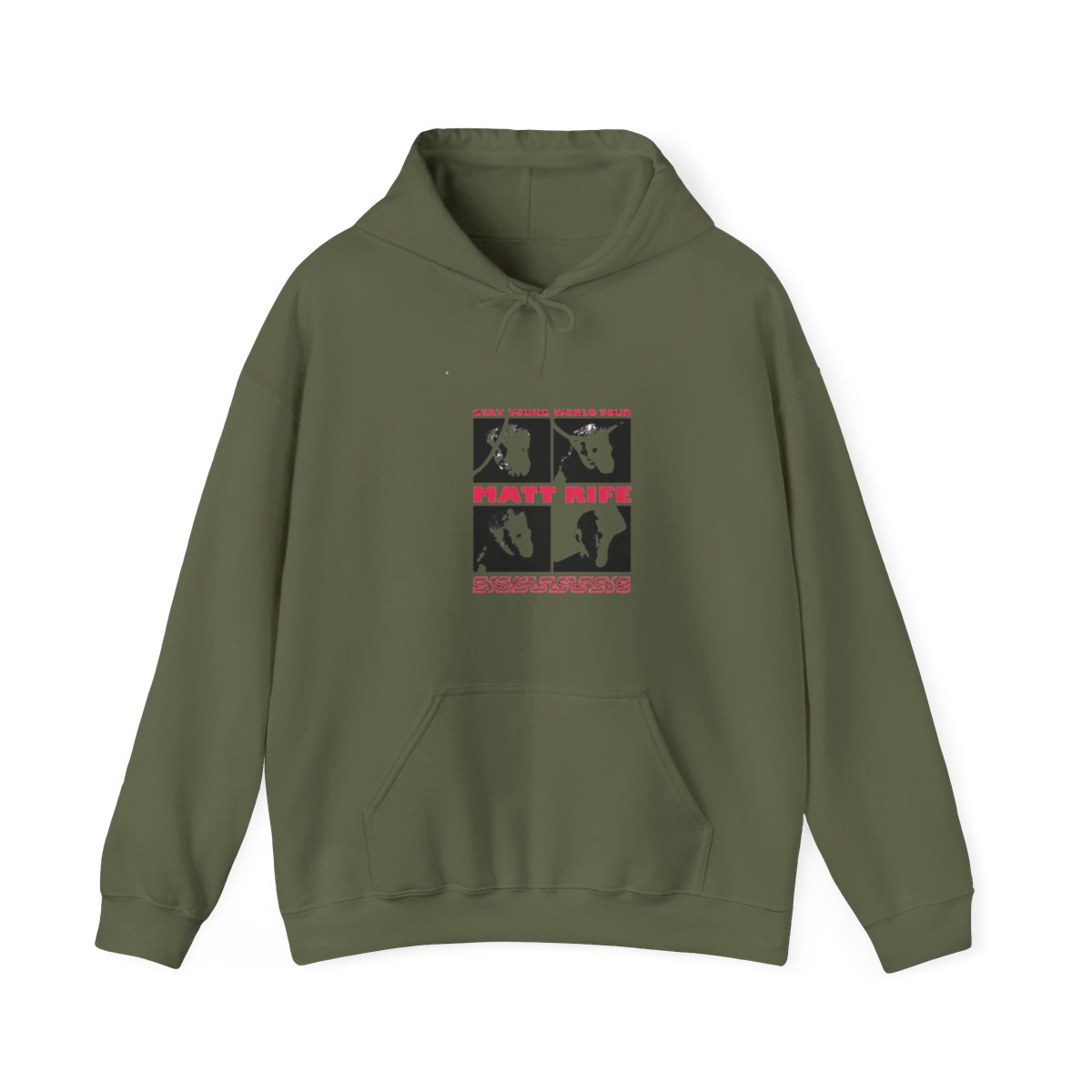 Matt Rife Stay Golden Tour Hoodie - alternate angle 2, merchandise